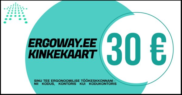 Ergoway kinkekaart 30 €