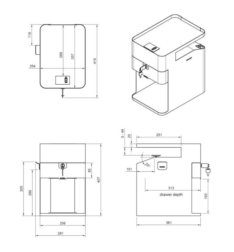 Lukustatav lauasahtel Bento® 500 - Image 10