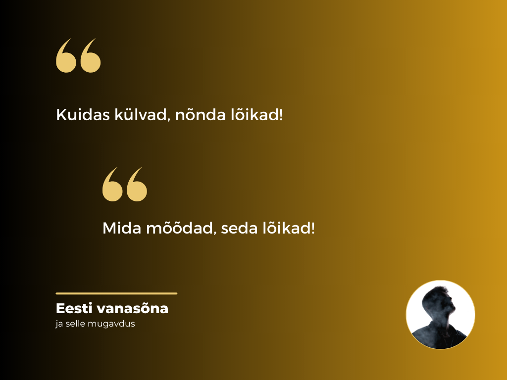 Tööohutus: kas mõõdame ennetust või tagajärgi? 1 Eesti vanasõna