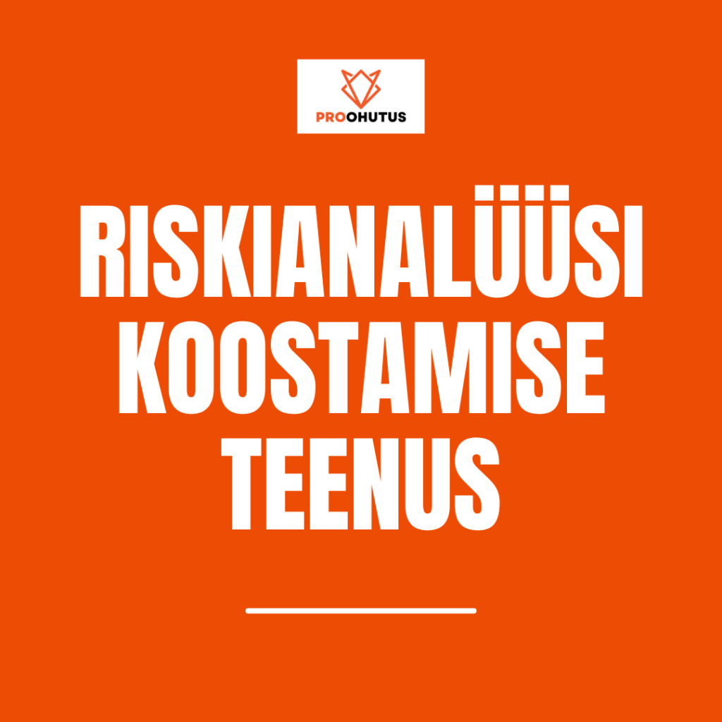 Riskianalüüsi koostamise teenus