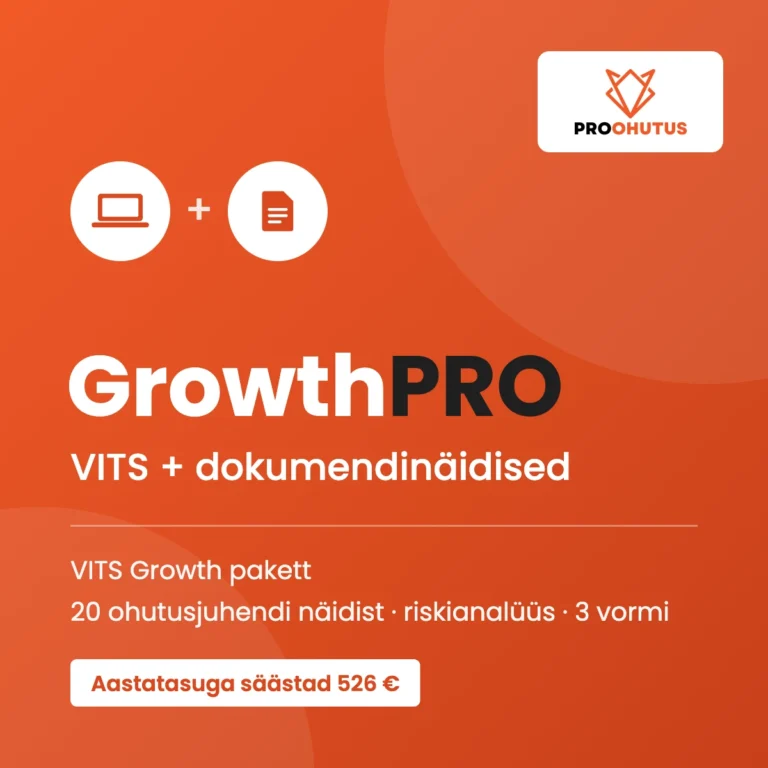 GrowthPRO – VITS + dokumendinäidised pakett